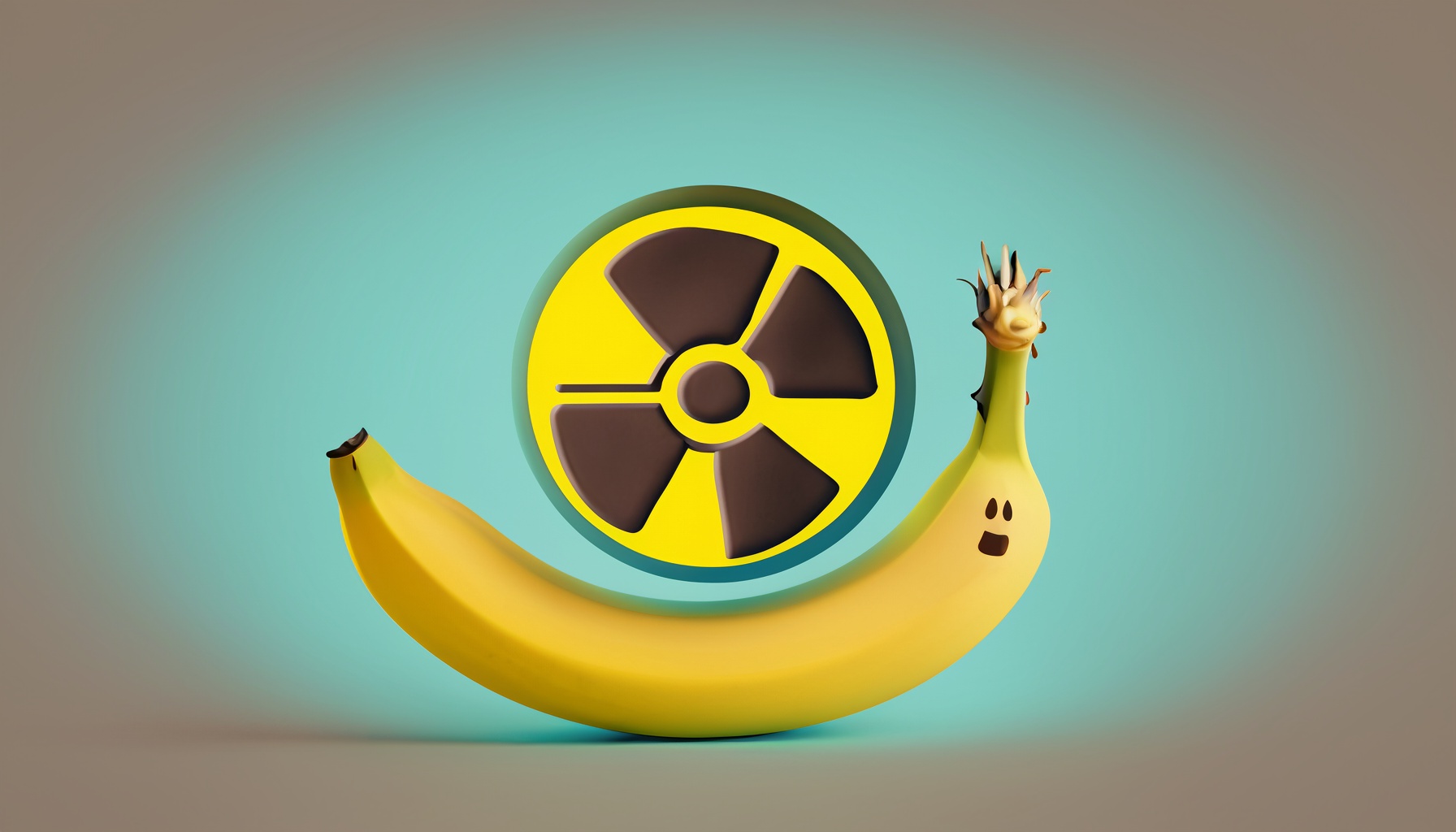 Bananas are naturally radioactive due to their potassium content